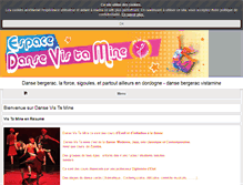 Tablet Screenshot of dansevistamine.com